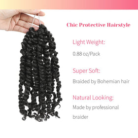BOHOBABE 8-pack bundle highlights dense strand count and full-head potential.