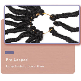 BOHOBABE faux locs are lightweight at 80g per pack for comfort.