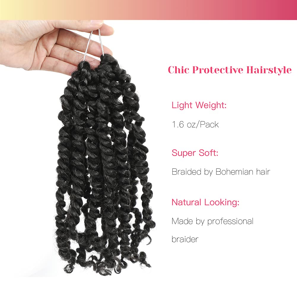 BOHOBABE Passion Twist 12 inch pack display highlighting 8 packs included.