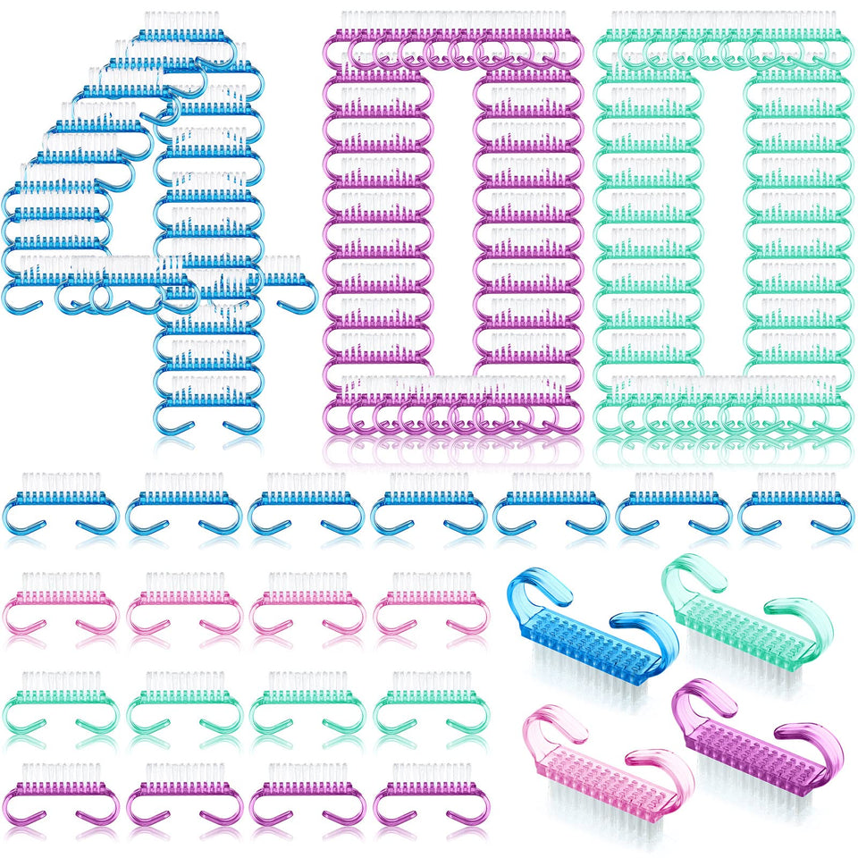 Bokon nail brushes bulk pack with grip handles for efficient cleaning.