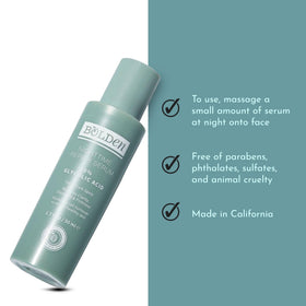 Bolden Nighttime Repair Serum packaging emphasizes safety and premium skincare