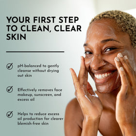 Bolden cleanser removing makeup and sunscreen without harsh scrubbing