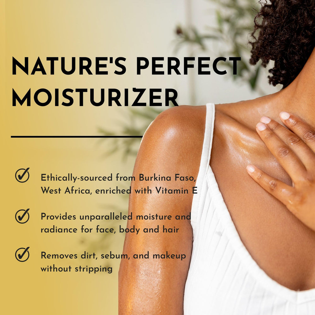BOLDEN Vanilla aroma Shea Oil enhances application and hydration.
