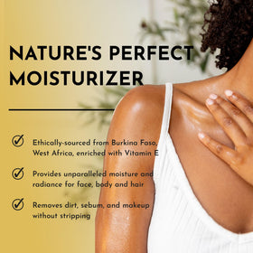 BOLDEN Vanilla aroma Shea Oil enhances application and hydration.