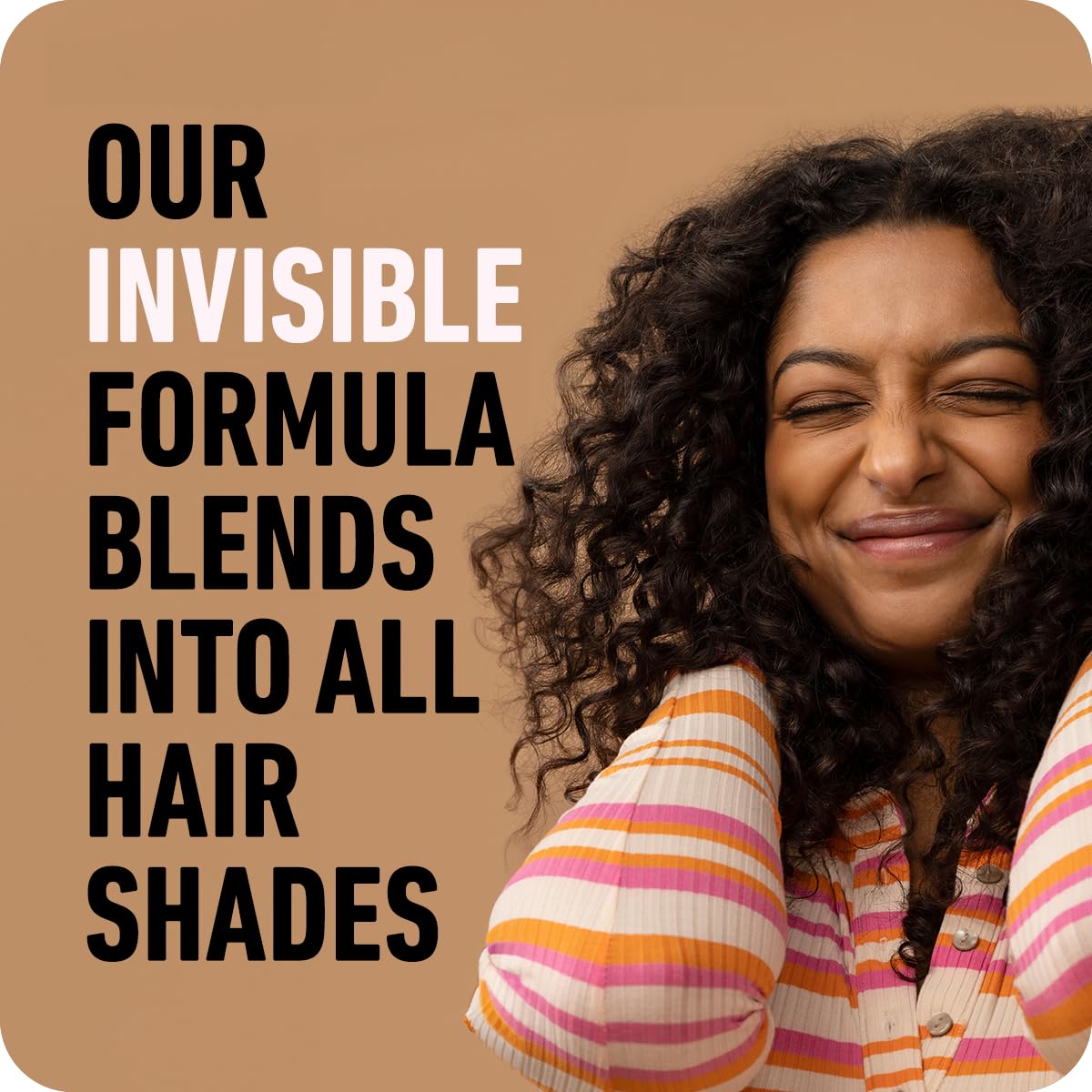 Boldify Dry Shampoo Spray invisible finish leaves no residue for a clean look