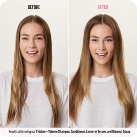 Boldify Full Body Blowout Spray creates dramatic volume for special occasions.