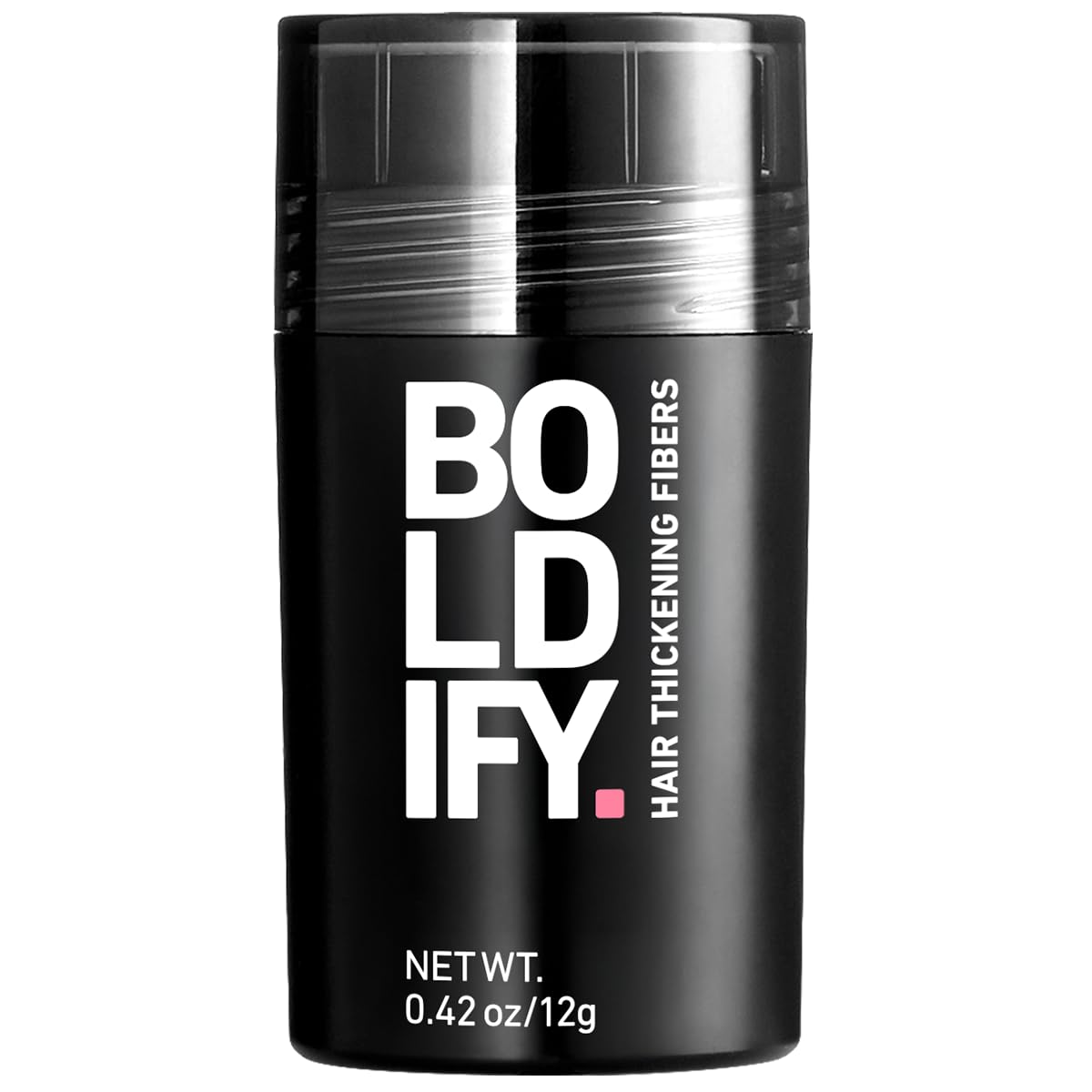 Boldify Hair Fibers bottle pour for easy, instant fullness.