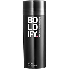 Boldify Hair Fibers crown-fill closeup for instant fullness.