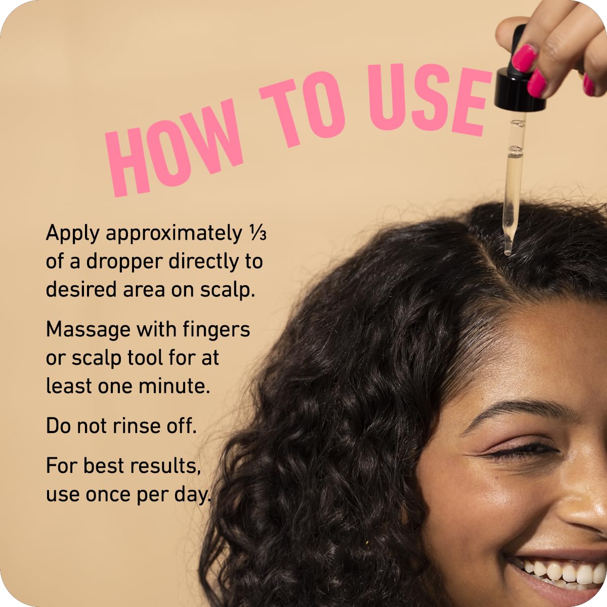 Boldify Hair Growth Serum daily-use scene on vanity for lightweight care