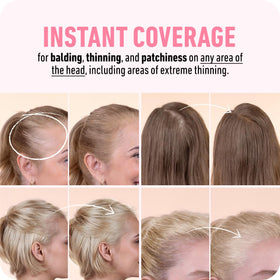 Boldify Hairline Powder 14-shade display showing range