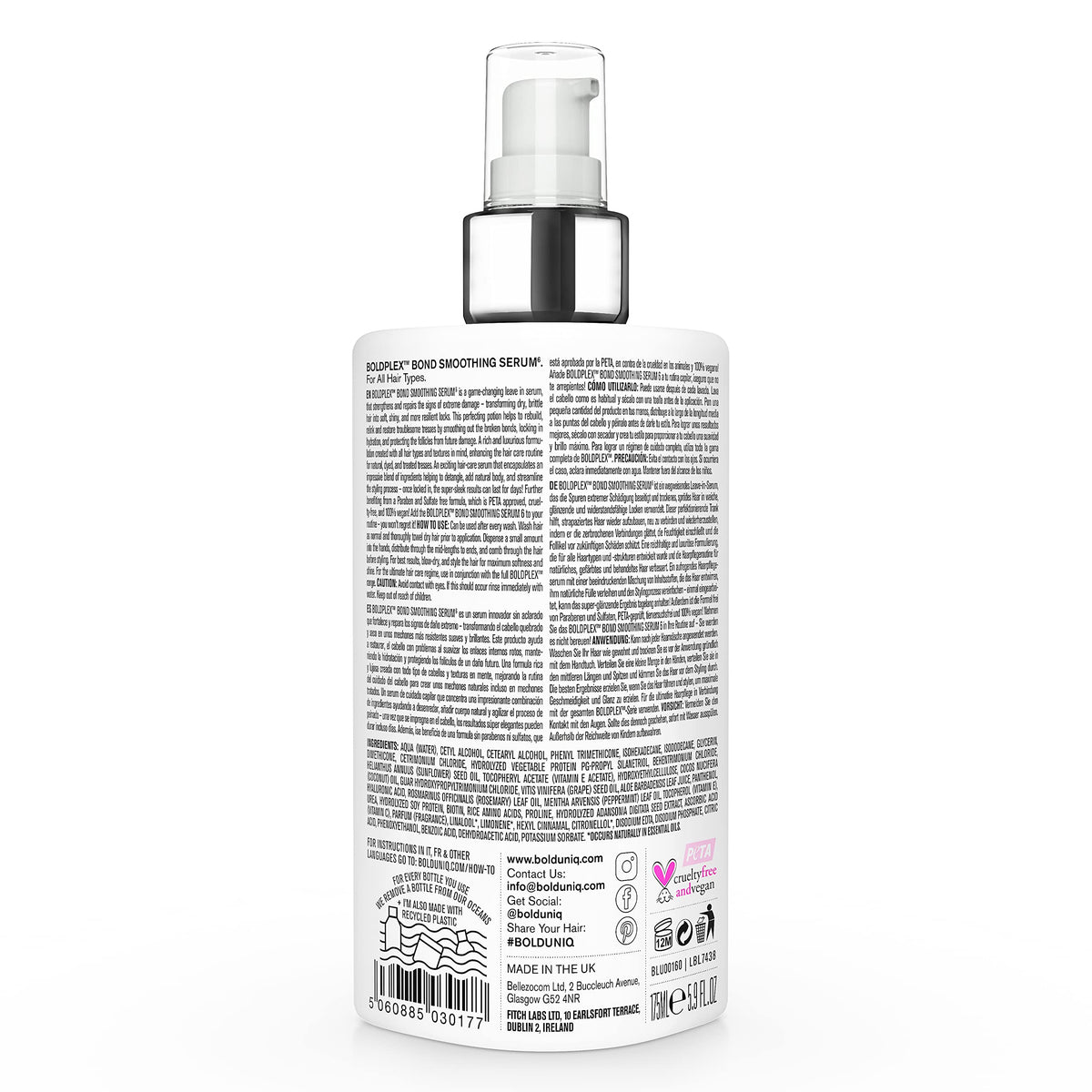 Bold UNIQ Boldplex 6 Hair Serum eco-friendly packaging appealing to eco-conscious shoppers.