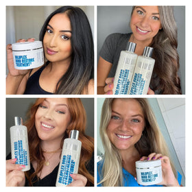 Bold UNIQ Bond Strengthening Shampoo bottle angle highlighting hydrating cleansing action