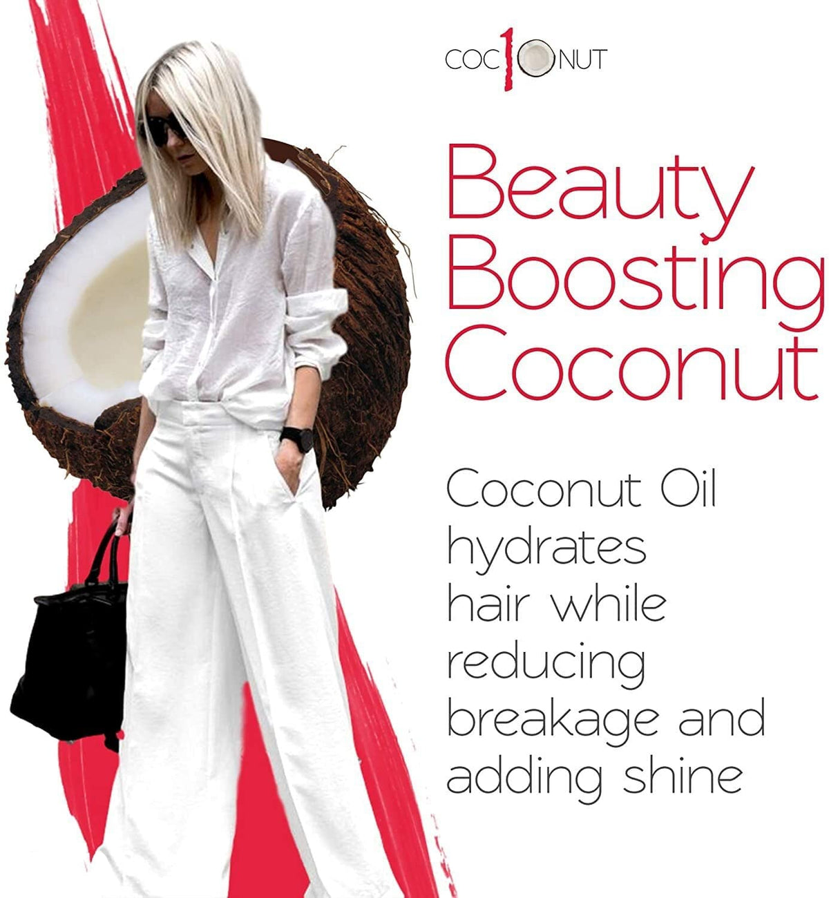 Bold Uniq Coconut Thermal Protection color-protect formula helps maintain vibrant color.