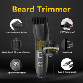 Bomic Manscape foil shaver for sensitive areas with no-nick safety