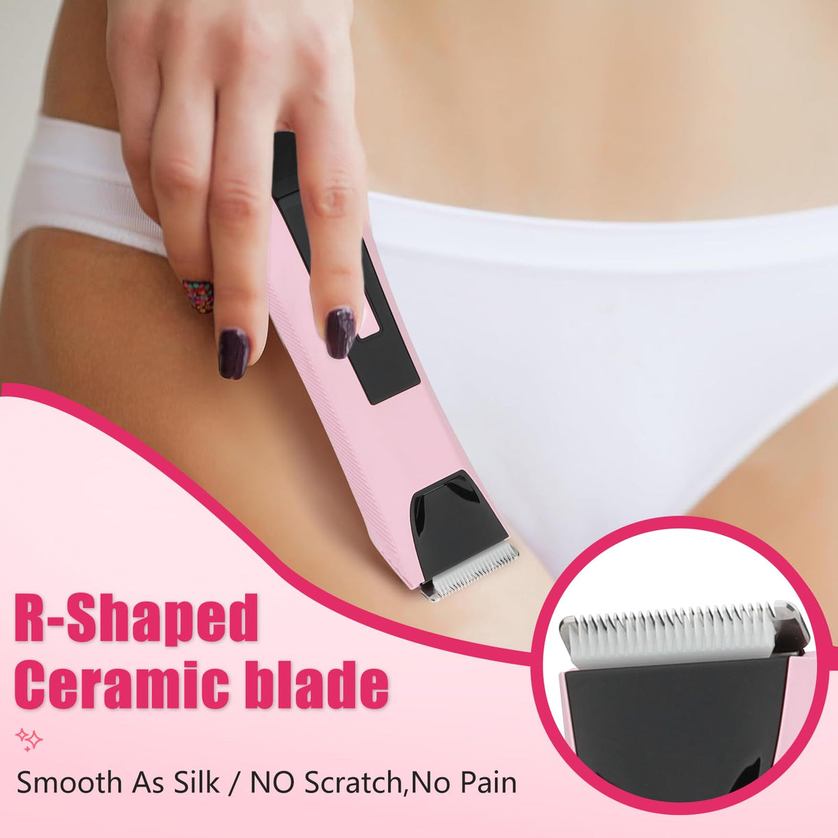 Bomic trimmer head ceramic detail shows precision for quick shaping