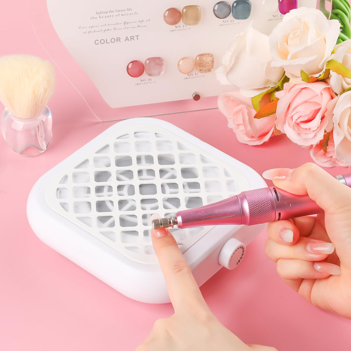 BOMOQING mini nail dust collector back ventilation promoting stable performance.