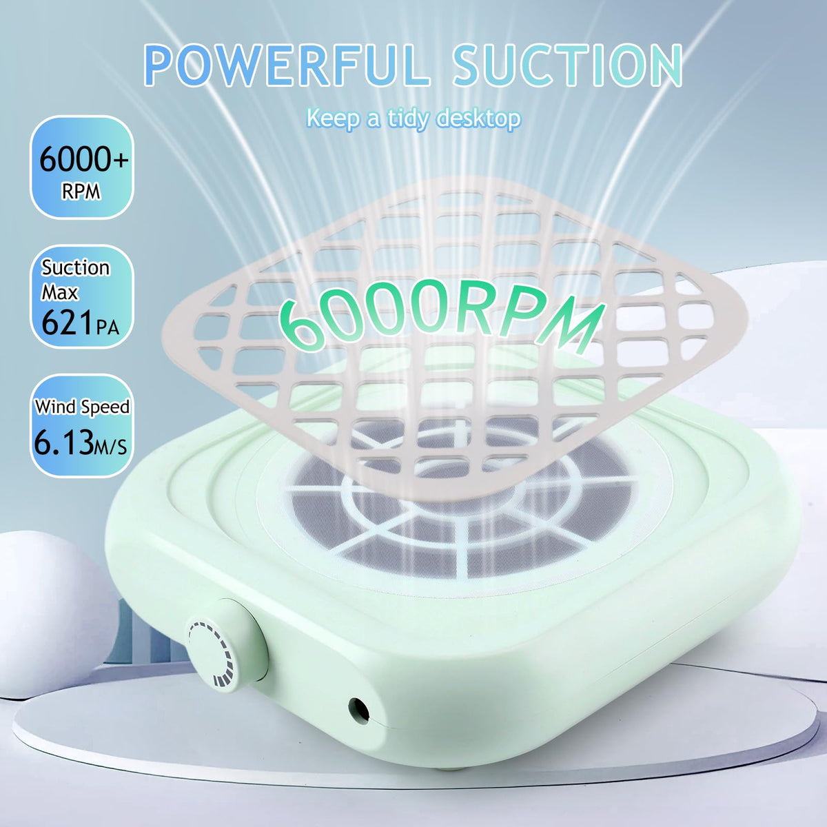 Ventilated back on BOMOQING dust collector supports stable operation.