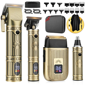 Bomxin 4-in-1 hair clippers kit for professional home grooming