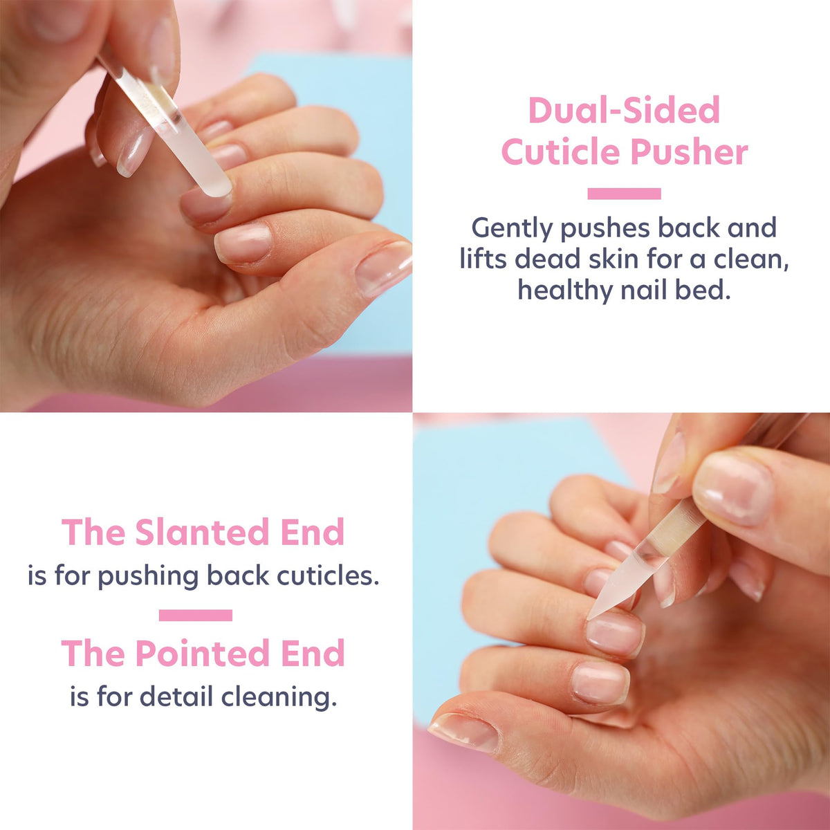 Bona Fide Beauty Bohemian glass nail file emphasizing durability and elegance