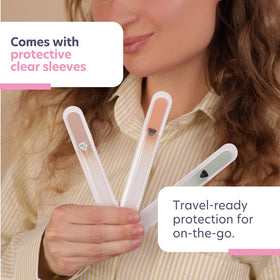 Bona Fide Beauty tempered crystal glass highlights durability and longevity.