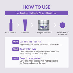 bonamedusa Orange Skin Delete Original Pore Primer compact in daily routine setup