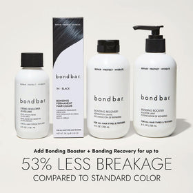 Bondbar 8RC Light Copper Blonde gray coverage demonstration
