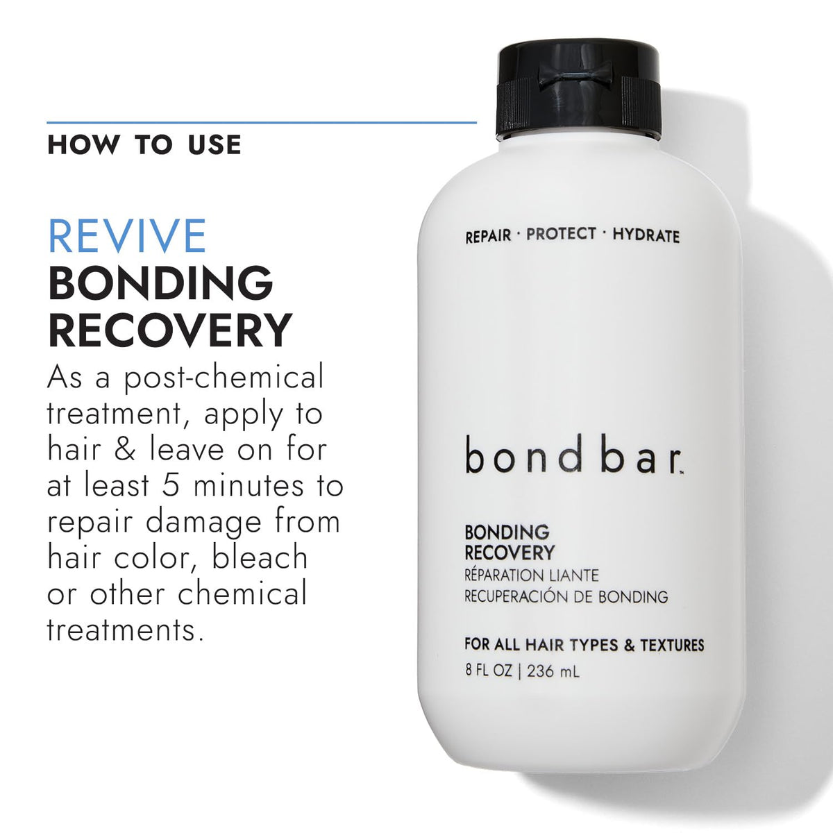 Bondbar recyclable bottle highlights eco-friendly packaging.