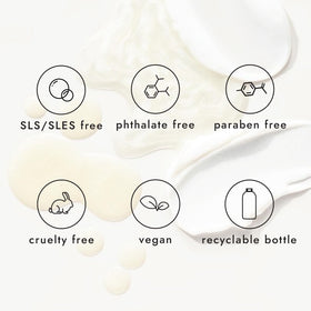 Bondbar Repairing Shampoo ingredients highlighting vegan, clean formula
