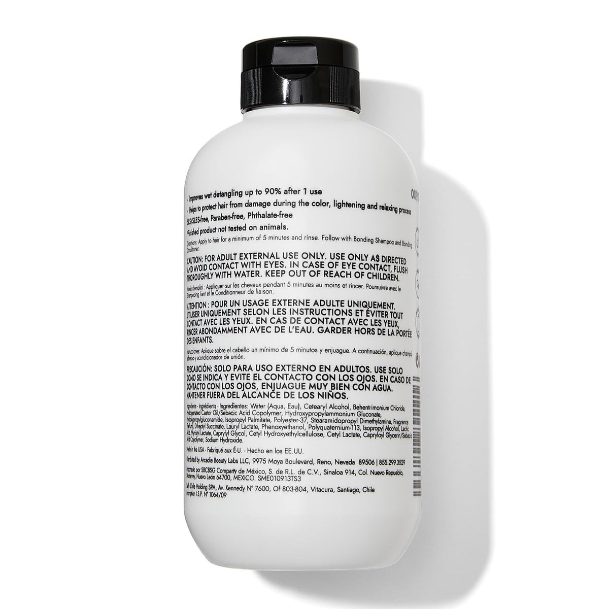 Bondbar Treatment bottle close-up emphasizes vegan and cruelty-free formula.