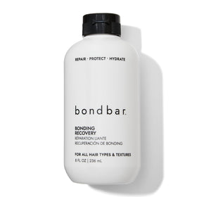 Bondbar Treatment bottle for damaged hair shows hydration and repair.