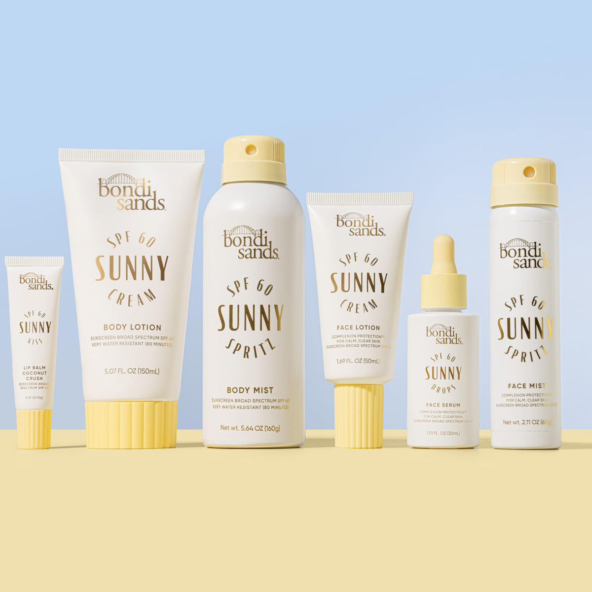 Bondi Sands Sunny Cream SPF 60 fragrance free note for sensitive skin