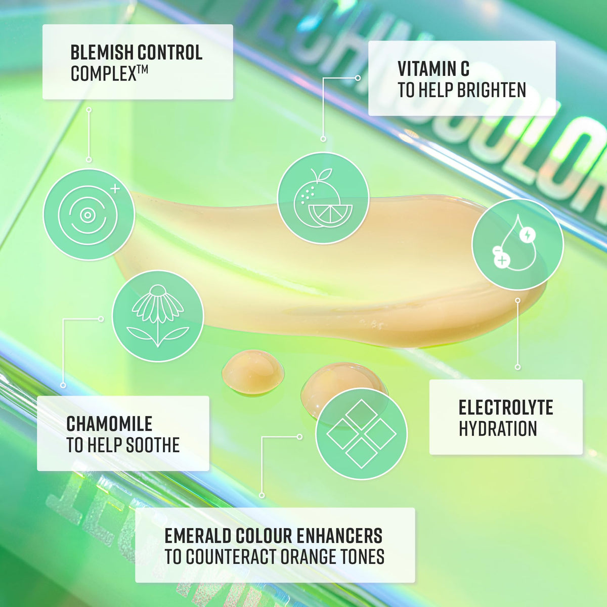Bondi Sands Technocolor Face Serum Vitamin C boost visible on label.