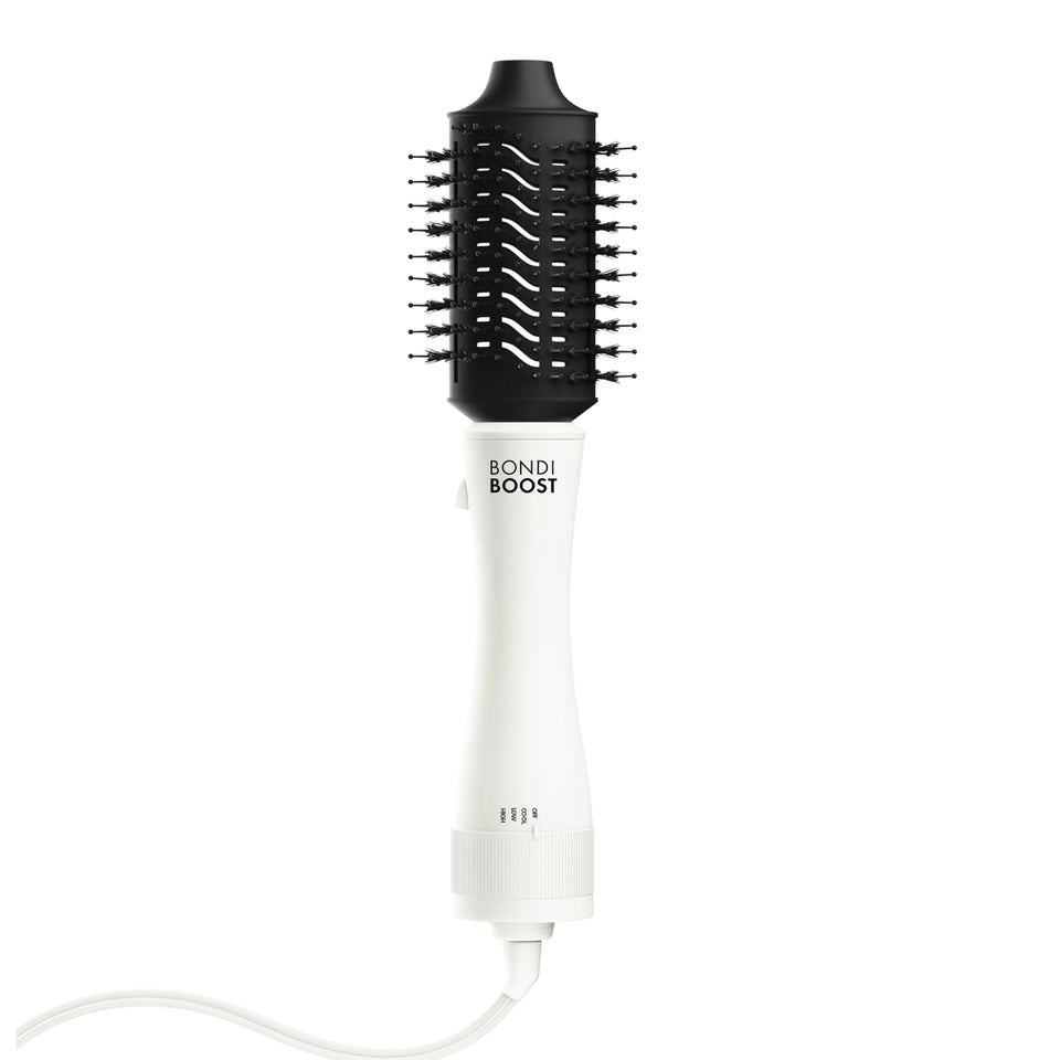 BondiBoost Blowout Brush Pro 51mm dries and styles for a salon-like finish.