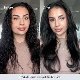 BondiBoost Blowout Brush Pro professional-length handle supports comfortable styling.