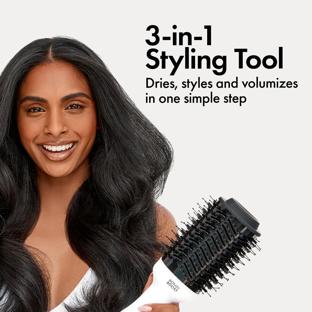BondiBoost Blowout Brush Pro three heat and speed settings for control.