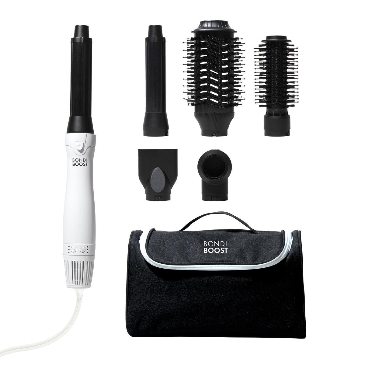 Bondiboost Everlast 6in1 attachments enable versatile wet-to-dry styling options