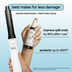 Bondiboost Everlast ceramic-round-brush-32mm creates defined curls and smooth ends