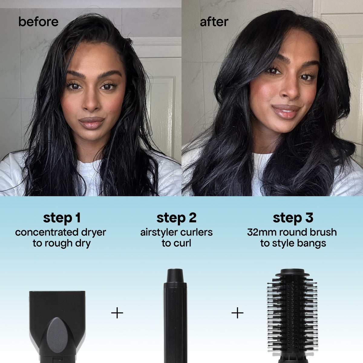 Bondiboost Everlast salon-like-blowout at home with long-lasting shine
