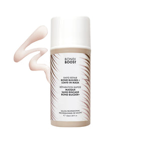 BondiBoost Rapid Repair Bond Builder bottle front promoting bond repair for stronger hair