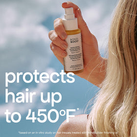 BondiBoost Hair finish shot showing silky frizz-free shine