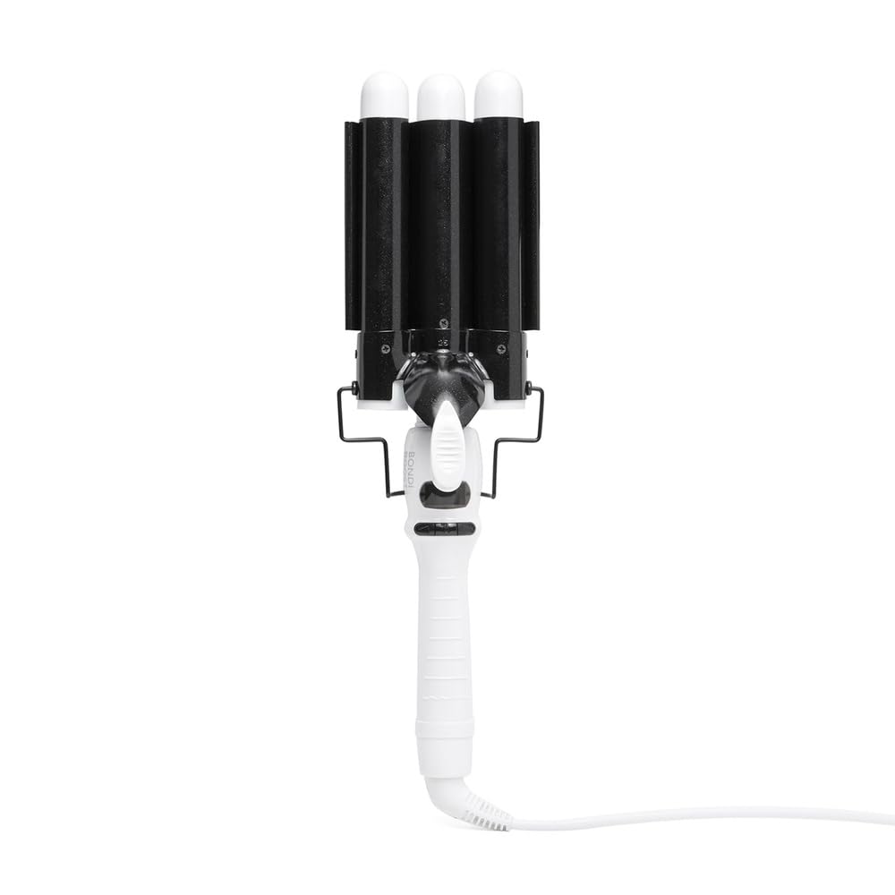 BondiBoost Wave Wand 25mm three-barrel design creates beachy waves.
