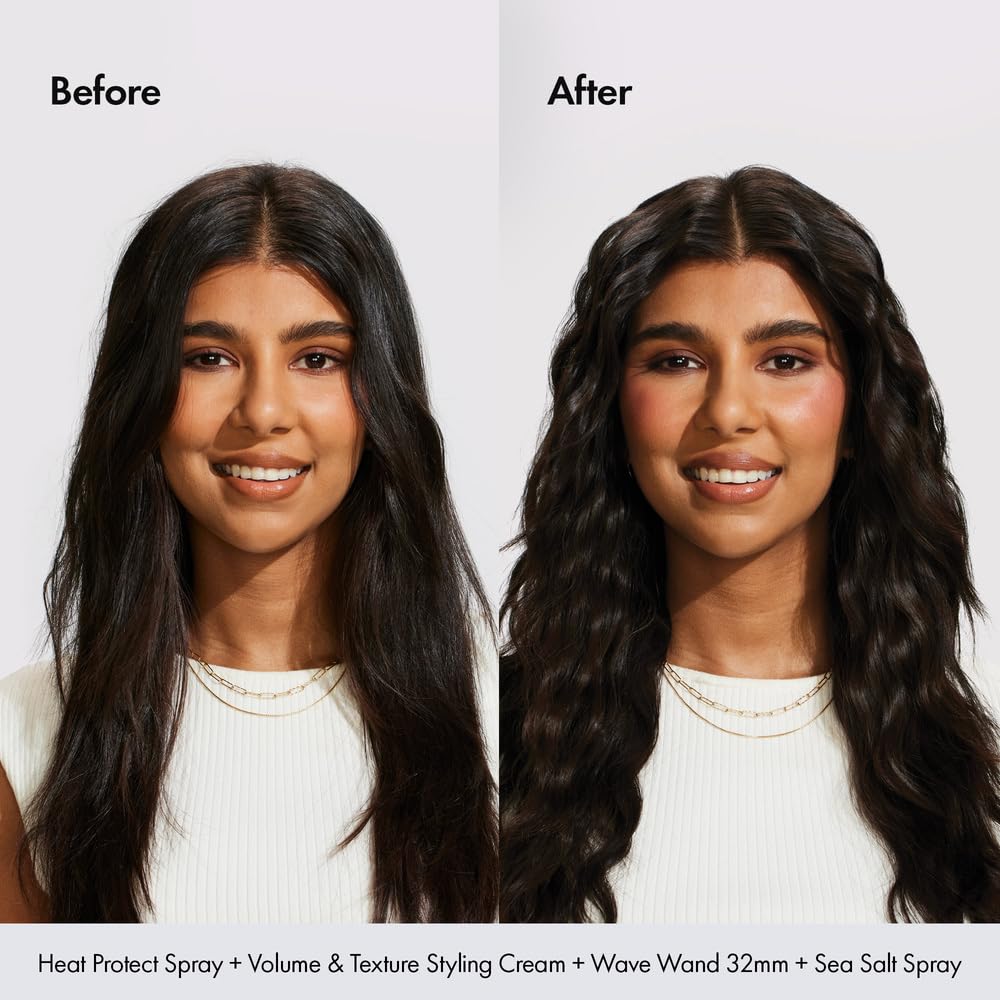 Natural-looking waves formed by BondiBoost Wave Wand.
