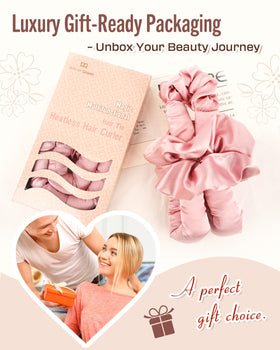 BONNET QUEEN gift-ready sleep-in curler set for effortless styling.