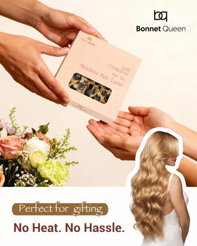 Bonnet Queen morning curl reveal with soft waves.