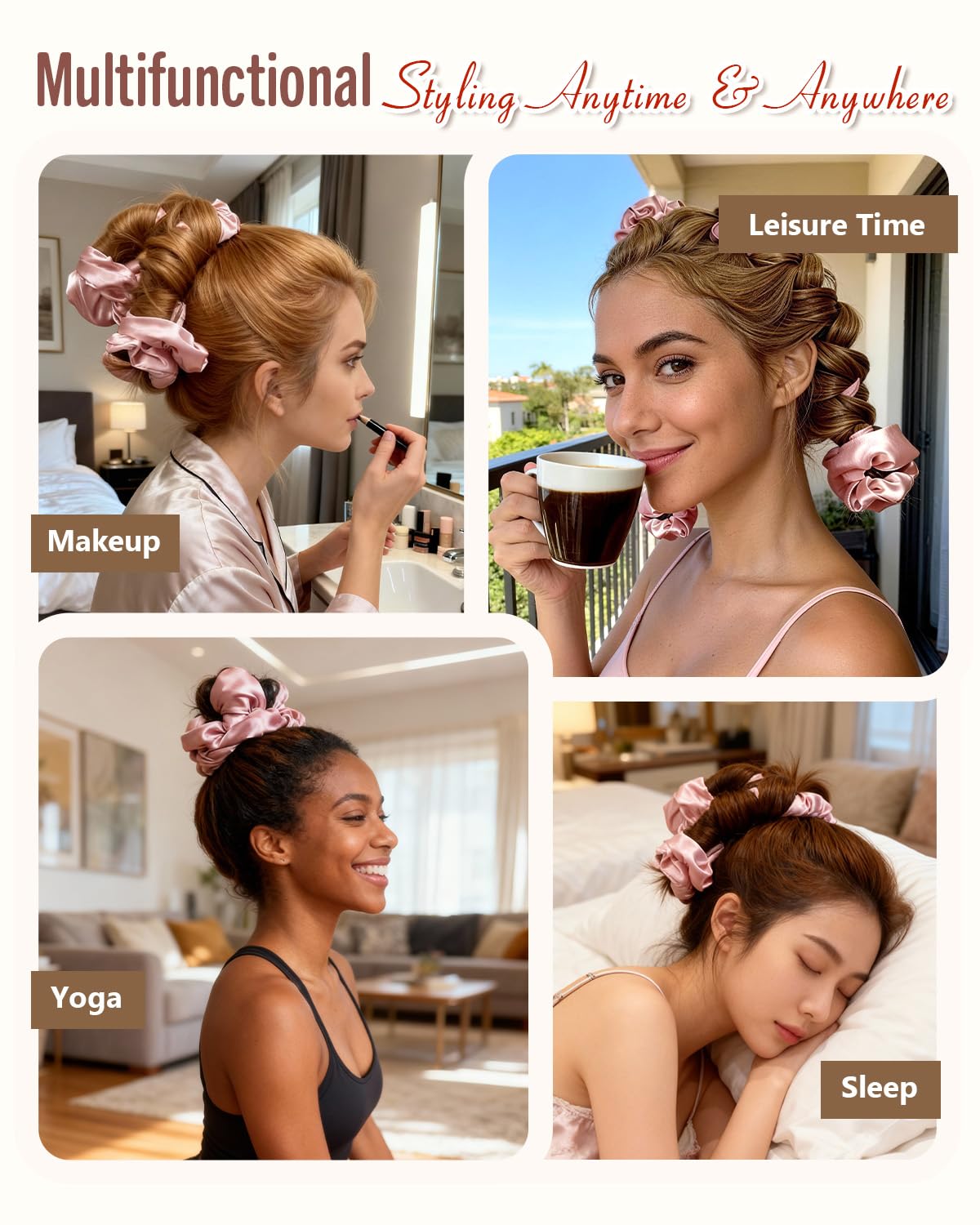 BONNET QUEEN portable heatless curler system for on-the-go styling.