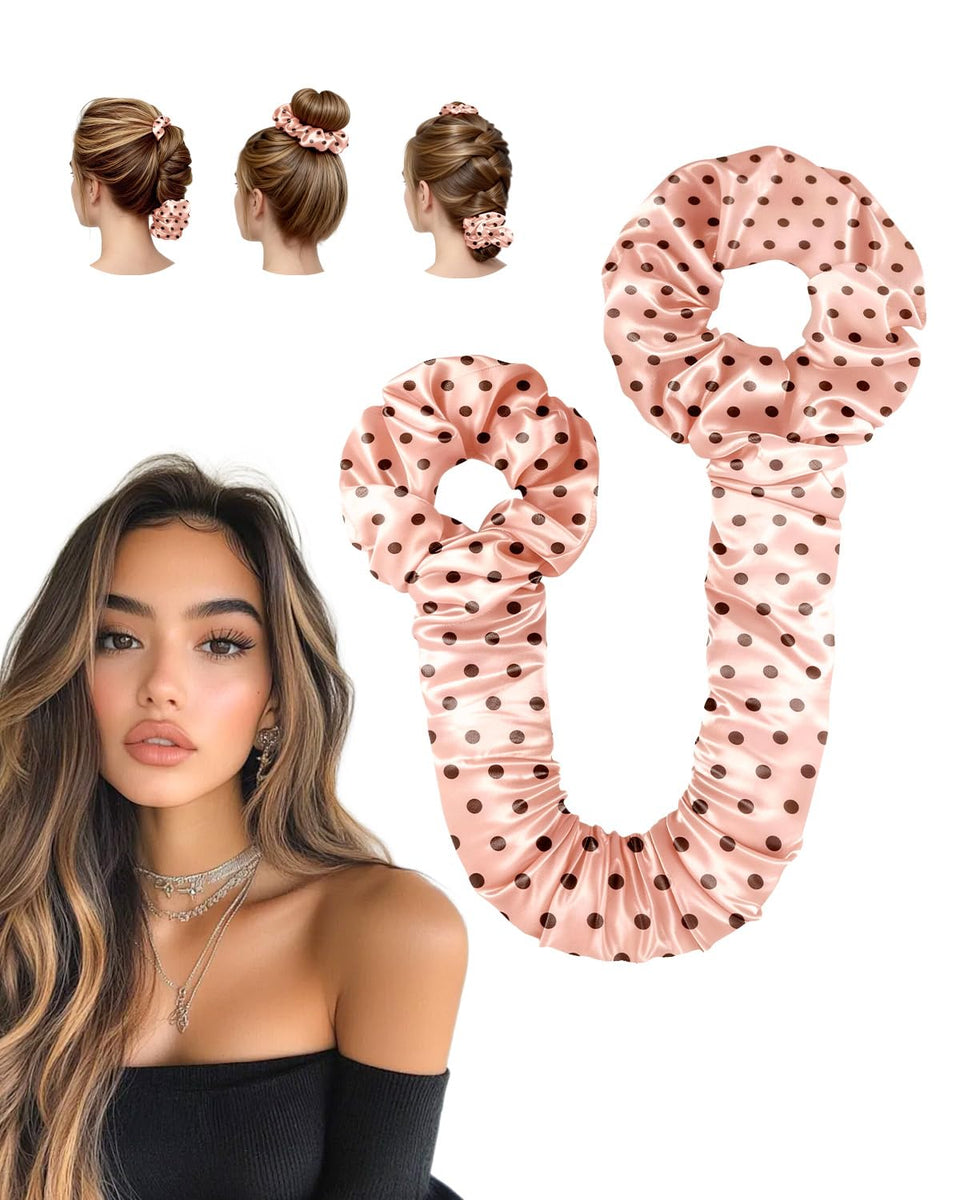 BONNET QUEEN satin heatless curler packaging demonstrates quick, mess-free styling.