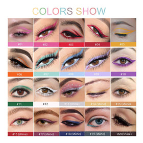 Bonnie Choice eyeliner set side view shows sleek retractable pencils