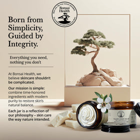 Bonsai Health Calendula bloom highlights gentle soothing care for dry skin