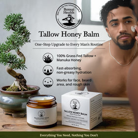 Bonsai Health Balm applied to hands and elbows for multi-use hydration