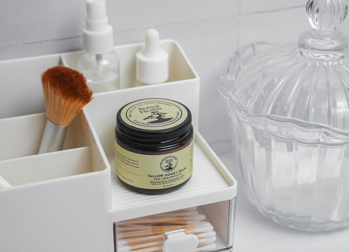 Bonsai Health ingredients list with grass-fed tallow and simple formula